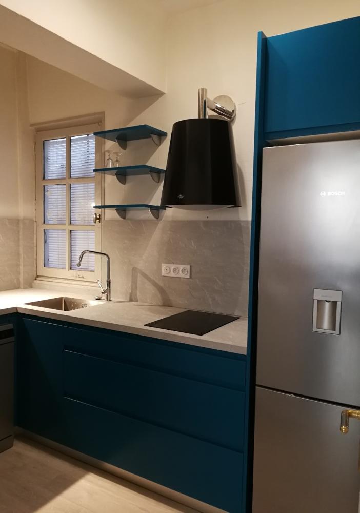 Kitchenette Bleue