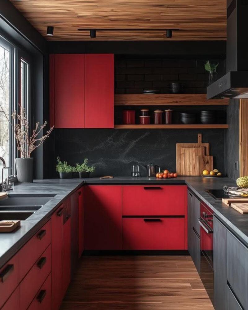 Cuisine rouge